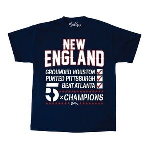 Sully’s New England Patriots 5 X Champion T Shirt